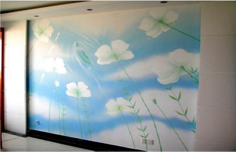 瑞安画墙绘怎么画好白云的蓬松感？