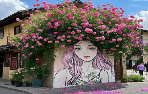 瑞安怎么设计网红打卡墙绘