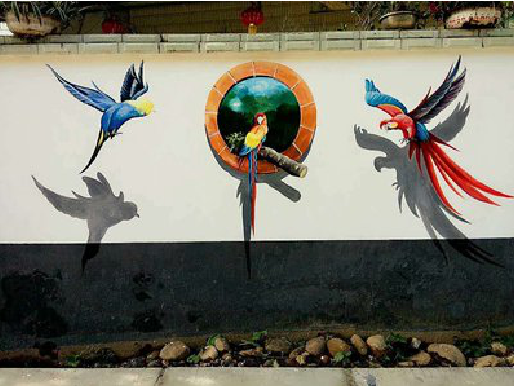 瑞安视觉错位-3D墙绘设计