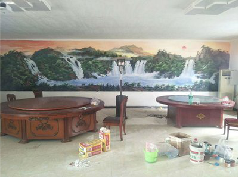 瑞安墙绘-写实风景