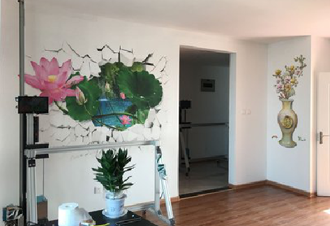 瑞安墙体彩绘相比墙纸的优势。