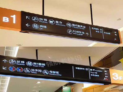 瑞安如何通过商场标识牌引导客流分布？